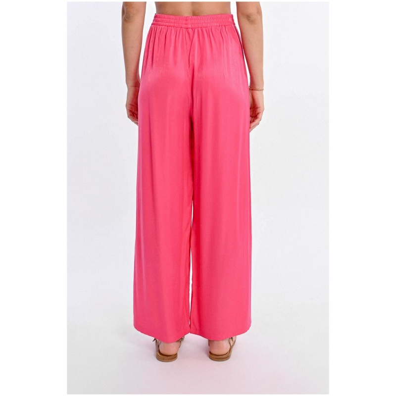 MOLLY BRACKEN High-waisted fluid pants